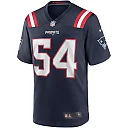 Zennovawear Men's New England Patriots Tedy Bruschi Navy Game Retired Player Jersey