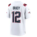 Zennovawear Men's New England Patriots Tom Brady White Retired Game Jersey