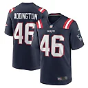 Zennovawear Men's New England Patriots Tucker Addington Navy Home Game Player Jersey