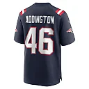 Zennovawear Men's New England Patriots Tucker Addington Navy Home Game Player Jersey