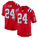 Zennovawear Men's New England Patriots Ty Law Red Retired Player Alternate Game Jersey
