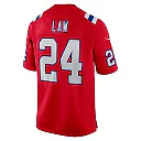 Zennovawear Men's New England Patriots Ty Law Red Retired Player Alternate Game Jersey