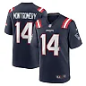 Zennovawear Men's New England Patriots Ty Montgomery Navy Player Game Jersey