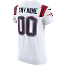 Zennovawear Men's New England Patriots White Vapor Elite Custom Jersey