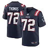 Zennovawear Men's New England Patriots Zach Thomas Navy Game Jersey