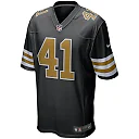 Zennovawear Men's New Orleans Saints Alvin Kamara Black Alternate Game Jersey