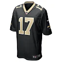 Zennovawear Men's New Orleans Saints A.T. Perry Black Team Game Jersey