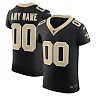 Zennovawear Men's New Orleans Saints Black Vapor F.U.S.E. Elite Custom Jersey