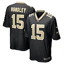 Zennovawear Men's New Orleans Saints Brett Hundley Black Game Player Jersey