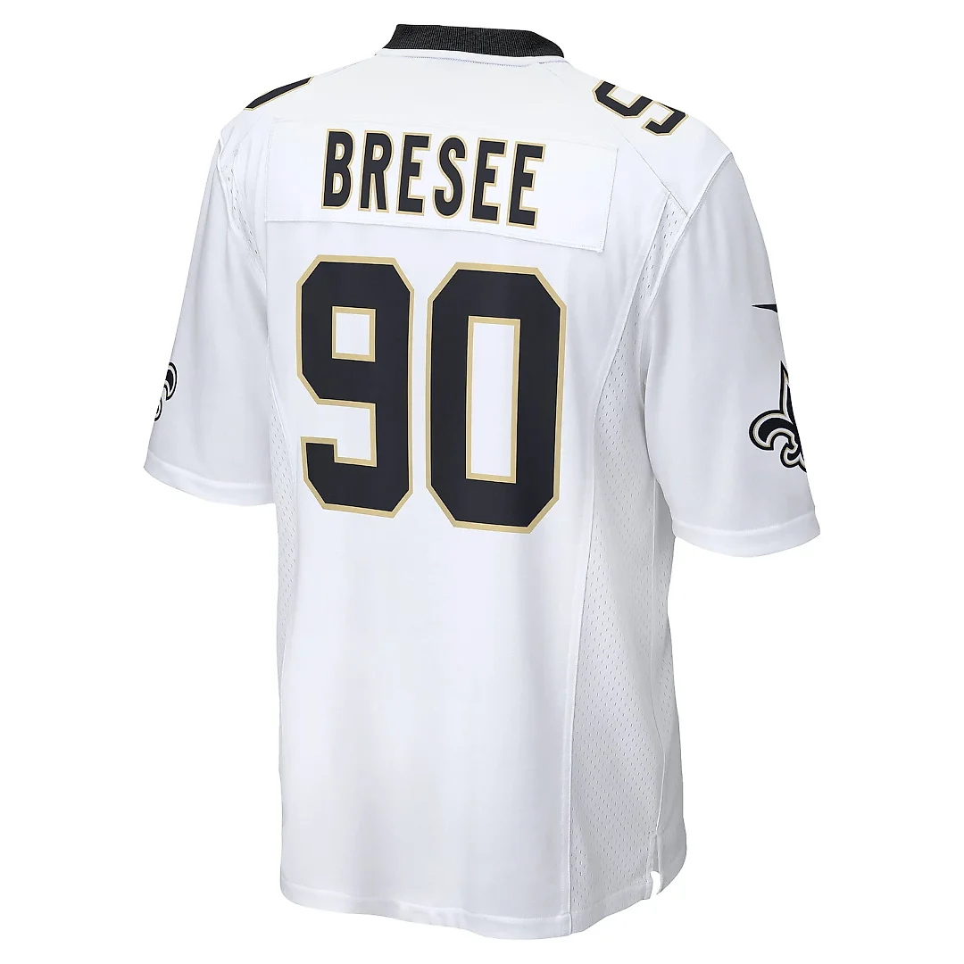 Zennovawear Men's New Orleans Saints Bryan Bresee White Game Jersey