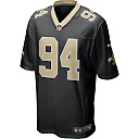 Zennovawear Men's New Orleans Saints Cameron Black Game Jersey