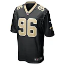 Zennovawear Men's New Orleans Saints Carl Granderson Black Game Jersey