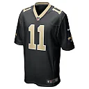 Zennovawear Men's New Orleans Saints Cedrick Wilson Jr. Black Game Jersey
