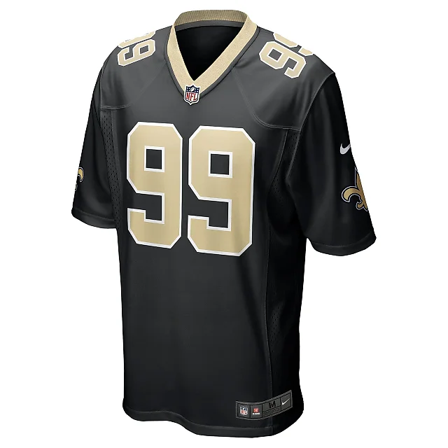 Zennovawear Men's New Orleans Saints Chase Young Black Game Jersey