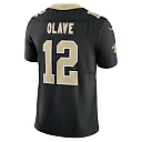 Zennovawear Men's New Orleans Saints Chris Olave Black Vapor F.U.S.E. Limited Jersey