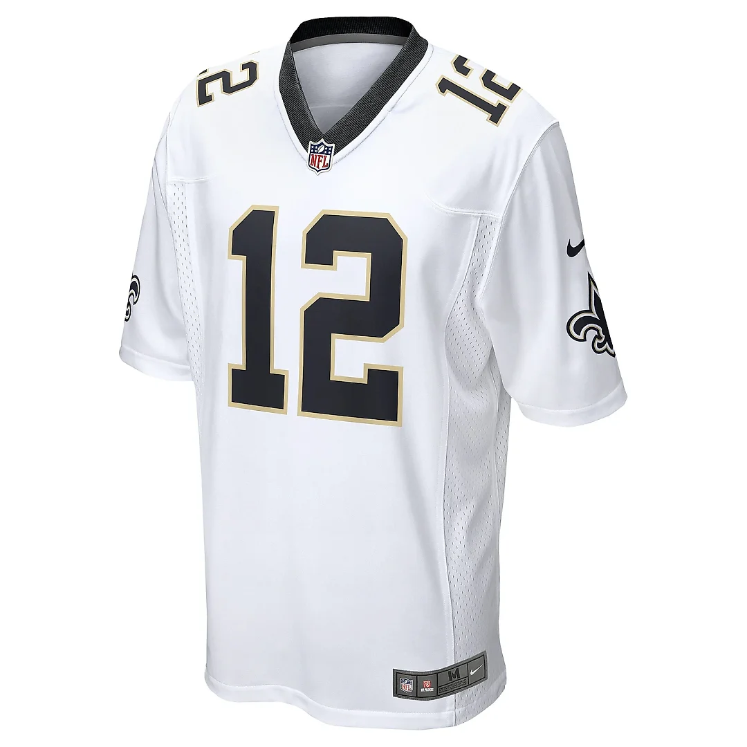 Zennovawear Men's New Orleans Saints Chris Olave White Game Player Jersey