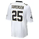 Zennovawear Men's New Orleans Saints Daniel Sorensen White Player Game Jersey