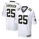 Zennovawear Men's New Orleans Saints Daniel Sorensen White Player Game Jersey