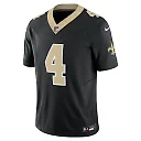 Zennovawear Men's New Orleans Saints Derek Carr Black Vapor F.U.S.E. Limited Jersey