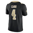 Zennovawear Men's New Orleans Saints Derek Carr Black Vapor F.U.S.E. Limited Jersey