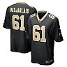 Zennovawear Men's New Orleans Saints Drew Desjarlais Black Game Player Jersey