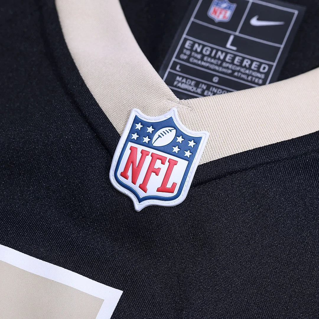 Zennovawear Men's New Orleans Saints Dylan Soehner Black Game Jersey