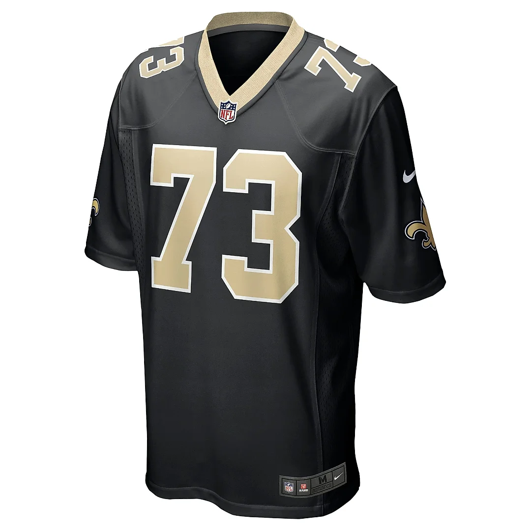 Zennovawear Men's New Orleans Saints Ethan Greenidge Black Game Jersey