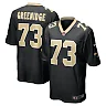 Zennovawear Men's New Orleans Saints Ethan Greenidge Black Game Jersey