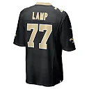 Zennovawear Men's New Orleans Saints Forrest Lamp Black Game Player Jersey