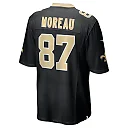 Zennovawear Men's New Orleans Saints Foster Moreau Black Game Jersey