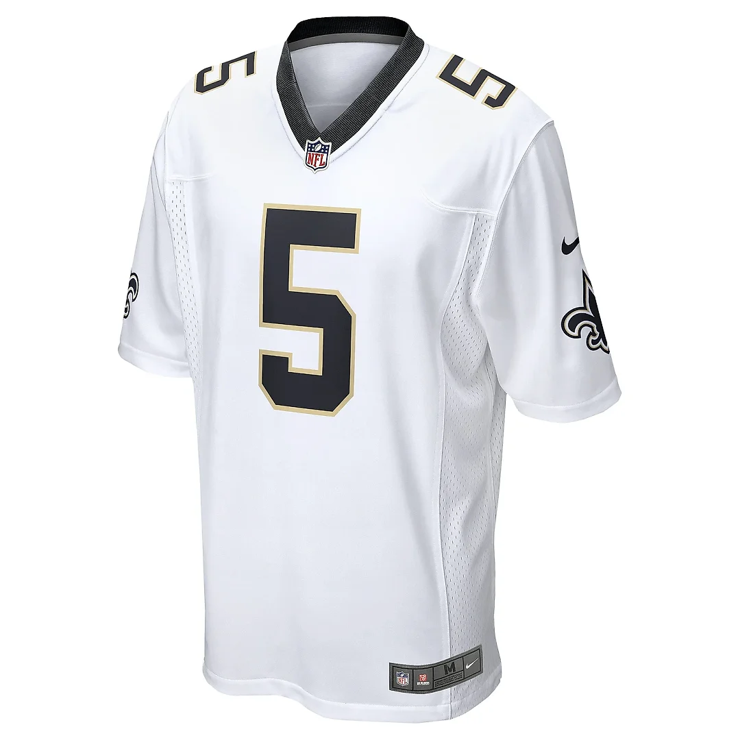 Zennovawear Men's New Orleans Saints Jarvis Landry White Player Game Jersey