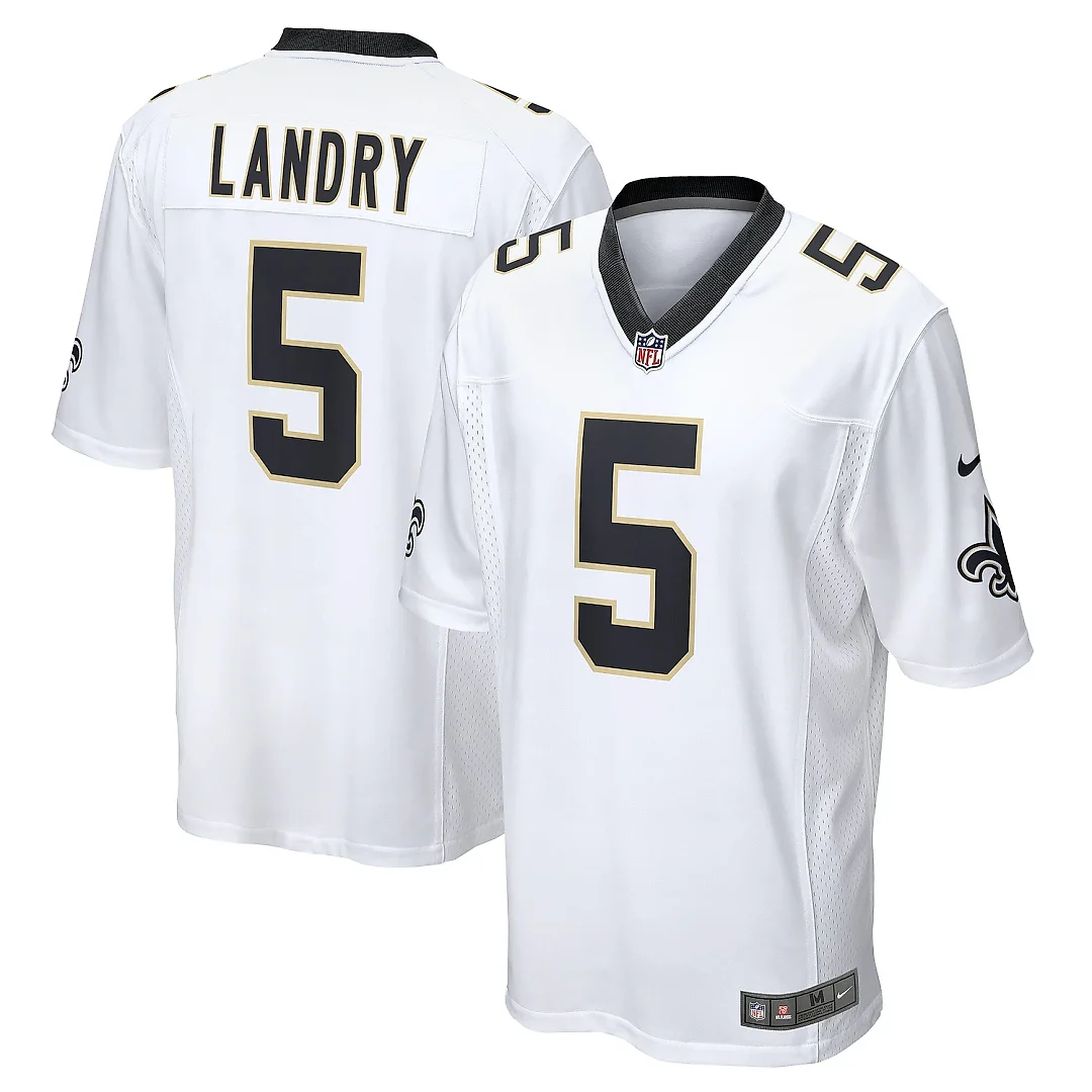 Zennovawear Men's New Orleans Saints Jarvis Landry White Player Game Jersey