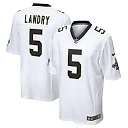 Zennovawear Men's New Orleans Saints Jarvis Landry White Player Game Jersey