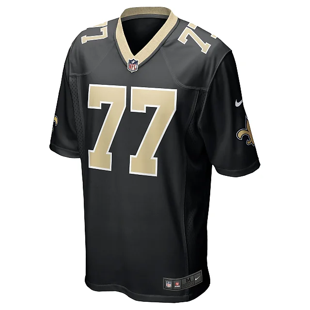 Zennovawear Men's New Orleans Saints Justin Herron Black Game Jersey