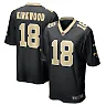 Zennovawear Men's New Orleans Saints Keith Kirkwood Black Team Game Jersey