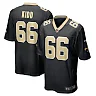 Zennovawear Men's New Orleans Saints Lewis Kidd Black Game Player Jersey