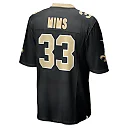 Zennovawear Men's New Orleans Saints Mims Black Game Jersey