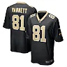 Zennovawear Men's New Orleans Saints Nick Vannett Black Game Jersey
