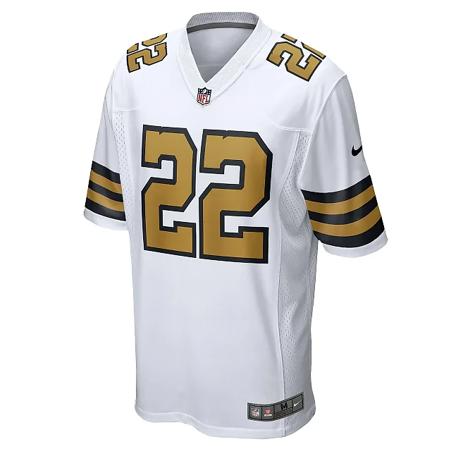 Zennovawear Men's New Orleans Saints Rashid Shaheed White Alternate Game Jersey