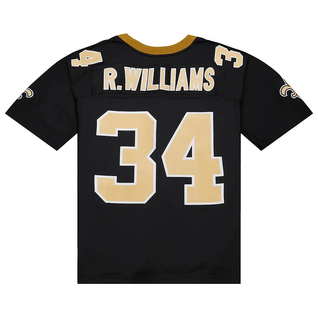 Zennovawear Men's New Orleans Saints Ricky Williams Mitchell & Ness Black 1999 Legacy Jersey