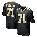 Zennovawear Men's New Orleans Saints Ryan Ramczyk Black Game Jersey