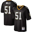 Zennovawear Men's New Orleans Saints Sam Mills Mitchell & Ness Black Legacy Jersey