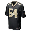 Zennovawear Men's New Orleans Saints Taco Charlton Black Game Player Jersey