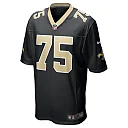 Zennovawear Men's New Orleans Saints Taliese Fuaga Black Game Jersey
