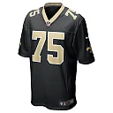 Zennovawear Men's New Orleans Saints Taliese Fuaga Black Player Game Jersey