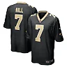 Zennovawear Men's New Orleans Saints Taysom Hill Black Game Jersey