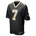 Zennovawear Men's New Orleans Saints Taysom Hill Black Game Jersey