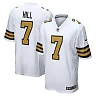 Zennovawear Men's New Orleans Saints Taysom Hill White Alternate Game Jersey