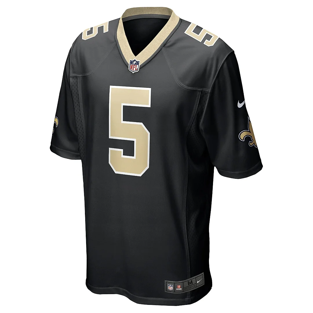Zennovawear Men's New Orleans Saints Will Harris Black Game Jersey