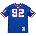 Zennovawear Men's New York Giants 1993 Michael Strahan Mitchell & Ness Royal Throwback Retired Player Jersey